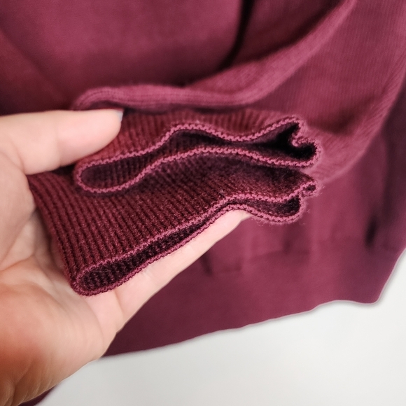 Viyella 100% Merino Wool Maroon 1/2 Zip Sweater Mens Size XXL - Picture 11 of 16